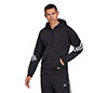 Adidas Future Icons 3 Stripes Full Zip Hoodie (M) (Black)