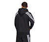 Adidas Future Icons 3 Stripes Full Zip Hoodie (M) (Black)