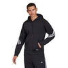 Adidas Future Icons 3 Stripes Full Zip Hoodie (M) (Black)
