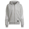 Adidas Future Icons 3 Stripes Full Zip Hoodie (M) (Grey)