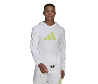 Adidas Future Icons 3 Bar Hoodie (M) (White)