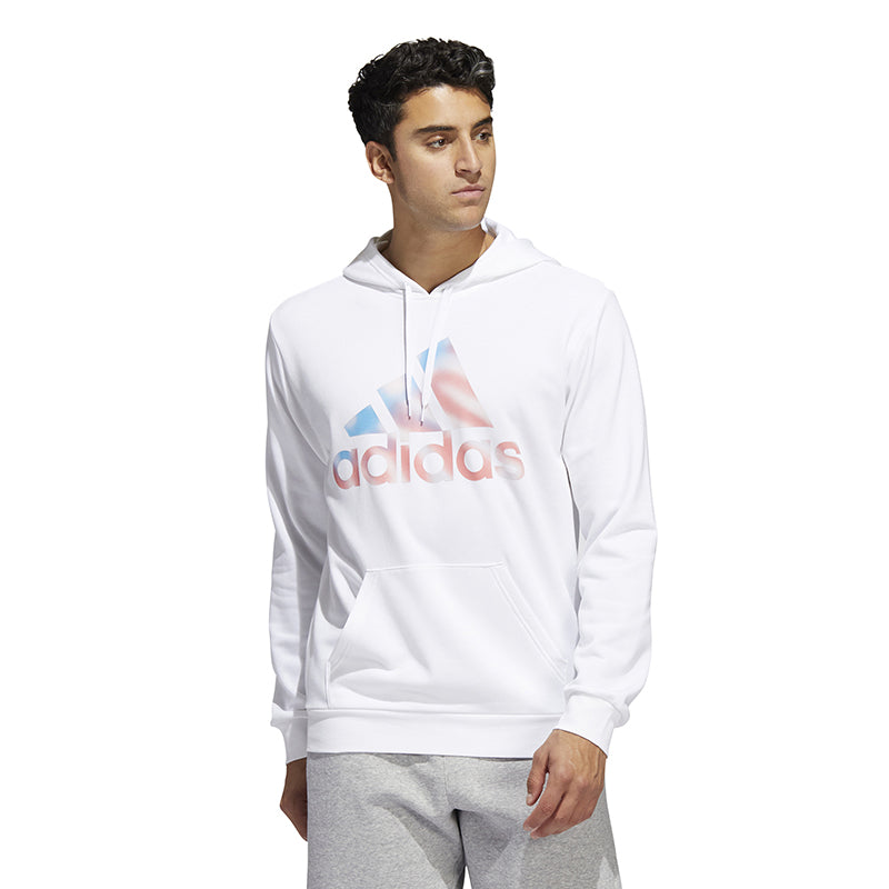Adidas Americana Graphic Hoodie (M) (White)