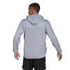 Adidas All Over Print Hooded Jacket (M) (Grey)