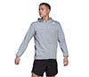 Adidas All Over Print Hooded Jacket (M) (Grey)