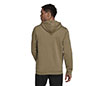 Adidas Essentials 3 Stripe Full Zip Hoodie (M) (Olive)