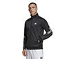 Adidas 3 Stripe Knit Jacket (M) (Black)