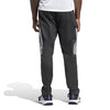 Adidas 3 Stripe Knit Pant (M) (Black)