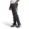 Adidas 3 Stripe Knit Pant (M) (Black)