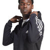 Adidas Essentials 3 Stripes Full Zip Hoodie (M) (Black)