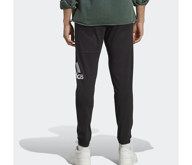 Adidas Essentials Tapered Badge Of Sport Pant (M) (Black)