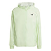 Adidas Semi Transparent Full Zip Jacket (M) (Green Spark)
