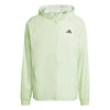 Adidas Semi Transparent Full Zip Jacket (M) (Green Spark)