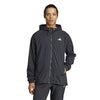 Adidas Semi Transparent Full Zip Jacket (M) (Black)