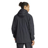 Adidas Semi Transparent Full Zip Jacket (M) (Black)