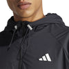 Adidas Semi Transparent Full Zip Jacket (M) (Black)