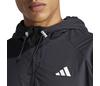 Adidas Semi Transparent Full Zip Jacket (M) (Black)