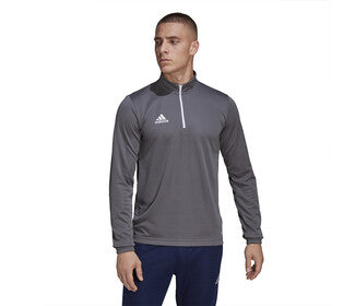 Adidas Entrada 22 1/2 Zip Training Top (M) (Grey)