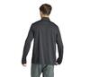 Adidas Train Essentials 1/4 Zip Long Sleeve Tee (M) (Black)