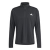 Adidas Train Essentials 1/4 Zip Long Sleeve Tee (M) (Black)