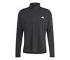 Adidas Train Essentials 1/4 Zip Long Sleeve Tee (M) (Black)