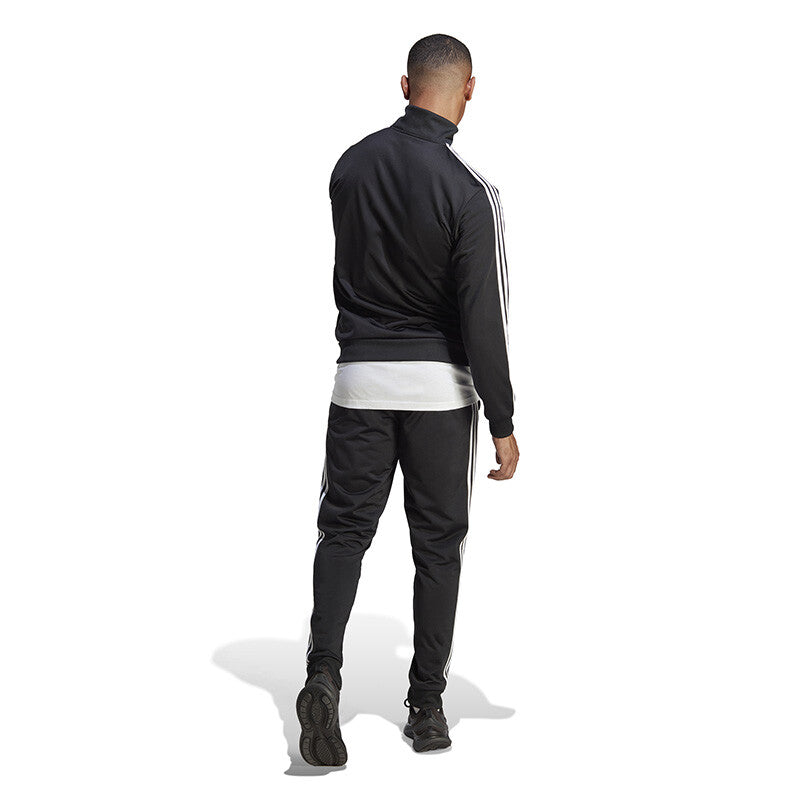 Adidas Basic 3-Stripes Tricot Tracksuit (M) (Black)