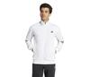 Adidas 3 Stripe Knit Jacket (M) (White)