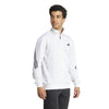 Adidas 3 Stripe Knit Jacket (M) (White)