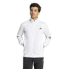 Adidas 3 Stripe Knit Jacket (M) (White)