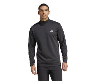 Adidas Game & Go 1/4 Zip Long Sleeve Training Top (M) (Black)