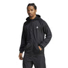 Adidas Game & Go 3 Stripe Full Zip Hoodie (M) (Black)