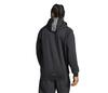 Adidas Game & Go 3 Stripe Full Zip Hoodie (M) (Black)
