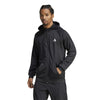 Adidas Game & Go 3 Stripe Full Zip Hoodie (M) (Black)