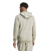 Adidas Game & Go 3 Stripe Full Zip Hoodie (M) (Silver Pebble)