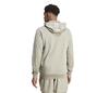 Adidas Game & Go 3 Stripe Full Zip Hoodie (M) (Silver Pebble)