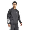 Adidas Club 3 Stripes Knit Jacket (M) (Black)