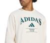 Adidas Heritage Tennis Crewneck Sweatshirt (M) (Chalk White)