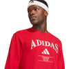 Adidas Heritage Tennis Crewneck Sweatshirt (M) (Power Red)