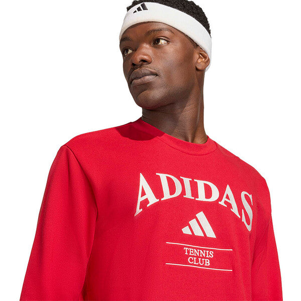 Adidas Heritage Tennis Crewneck Sweatshirt (M) (Power Red)