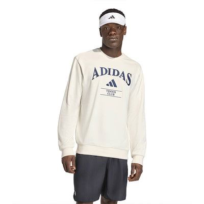 Adidas Heritage Tennis Crewneck Sweatshirt (M) (Chalk White)