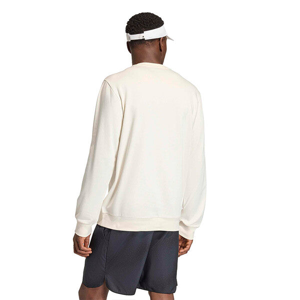 Adidas Heritage Tennis Crewneck Sweatshirt (M) (Chalk White)