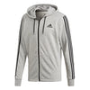 Adidas Three Stripes Full Zip Hoodie (M)