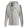 Adidas Three Stripes Full Zip Hoodie (M)