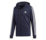 Adidas Three Stripes Full Zip Hoodie (M)