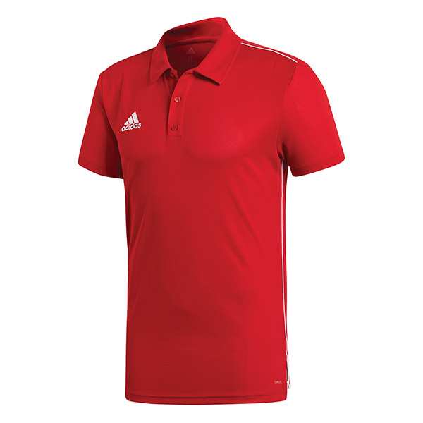 Adidas Core 18 Polo (M) (Red)