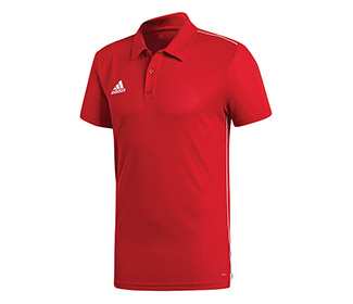 Adidas Core 18 Polo (M) (Red)