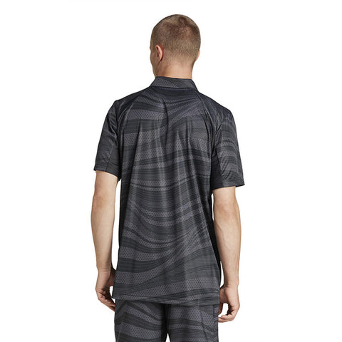 Adidas Club Graphic Polo (M) (Black)