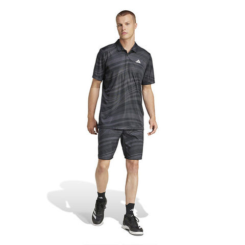 Adidas Club Graphic Polo (M) (Black)