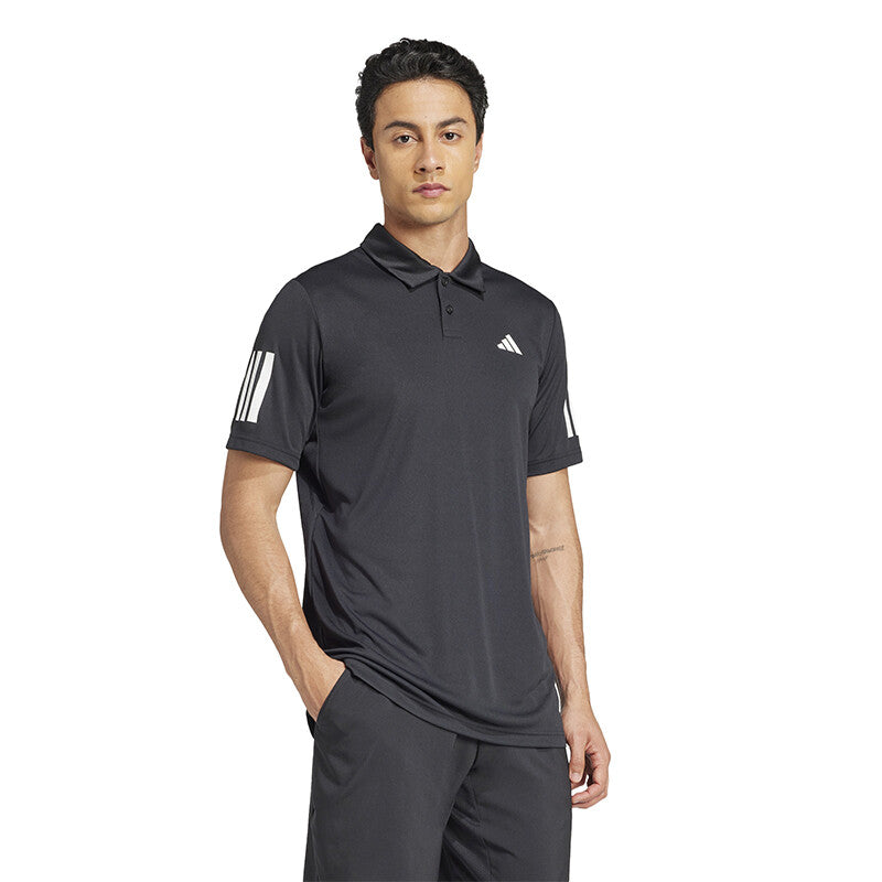 Adidas Club 3 Stripes Polo (M) (White) Adidas