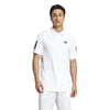 Adidas Club 3 Stripes Polo (M) (White)
