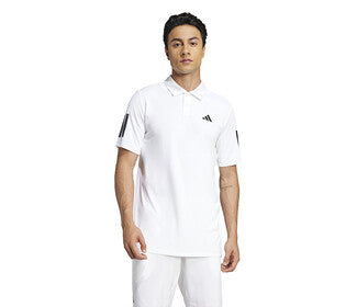 Adidas Club 3 Stripes Polo (M) (White)